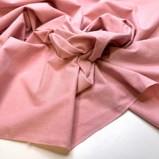 Pattern Testing - Cotton/Poly Woven - Light Pink - 1.9M Bundle - True Deadstock fabric Fabric by private - Sustainable Textile | FABCYCLE