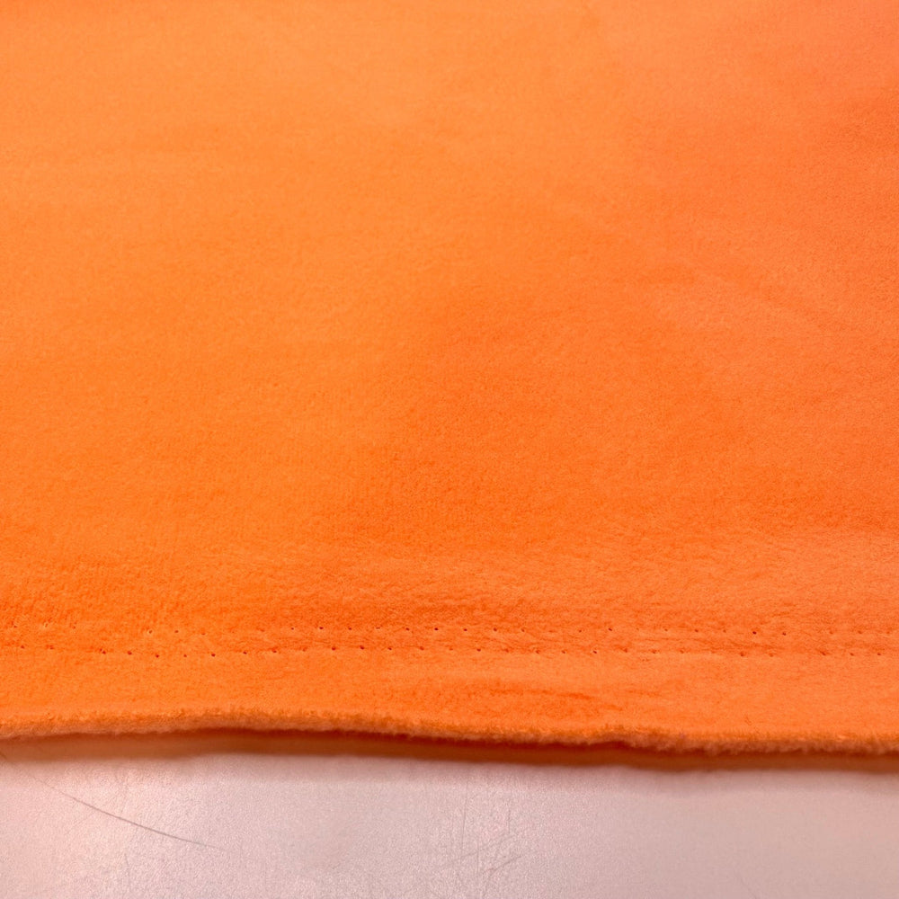 Peach Cobbler - Fleece Polyester Blend Knit - Light Orange - 2M Bundle - True Deadstock fabric Fabric by private - Sustainable Textile | FABCYCLE