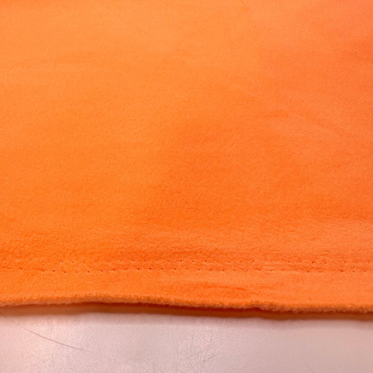 Peach Cobbler - Fleece Polyester Blend Knit - Light Orange - 2M Bundle - True Deadstock fabric Fabric by private - Sustainable Textile | FABCYCLE