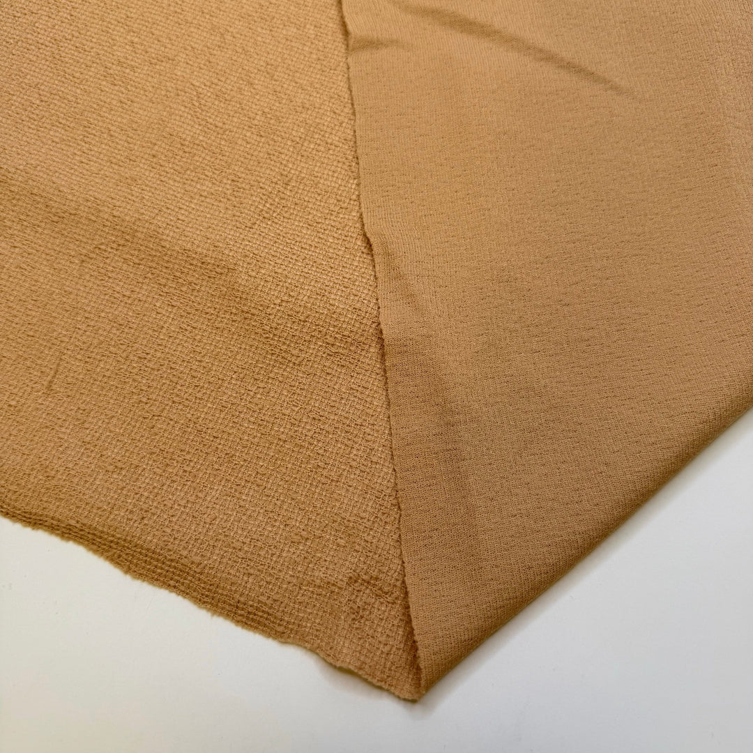 Peanut Butter Cookie Dough - Polyester Blend Knit - Beige - 1.3M Bundle - True Deadstock fabric Fabric by private - Sustainable Textile | FABCYCLE