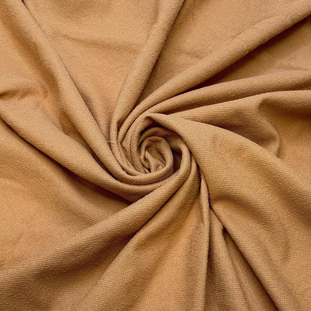 Peanut Butter Cookie Dough - Polyester Blend Knit - Beige - 1.3M Bundle - True Deadstock fabric Fabric by private - Sustainable Textile | FABCYCLE