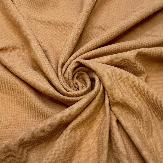 Peanut Butter Cookie Dough - Polyester Blend Knit - Beige - 1.3M Bundle - True Deadstock fabric Fabric by private - Sustainable Textile | FABCYCLE