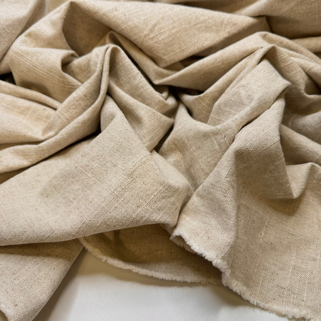 Peasant Core - Cotton Blend Woven - Beige - 2.35M Bundle - True Deadstock fabric Fabric by private - Sustainable Textile | FABCYCLE