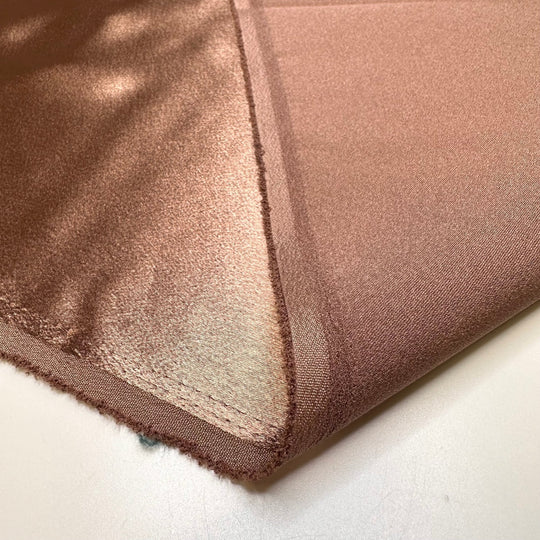 Penny Collection - Satin Polyester Blend Woven - Light Brown - Bundles - True Deadstock fabric Fabric by private - Sustainable Textile | FABCYCLE