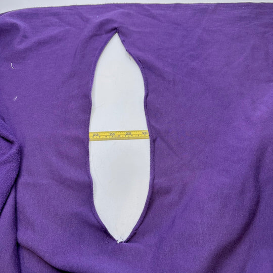 People Eater - Jersey Fleece Cotton Blend Knit - Purple - Bundles - True Deadstock fabric Fabric by private - Sustainable Textile | FABCYCLE