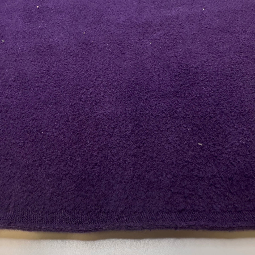 People Eater - Jersey Fleece Cotton Blend Knit - Purple - Bundles - True Deadstock fabric Fabric by private - Sustainable Textile | FABCYCLE