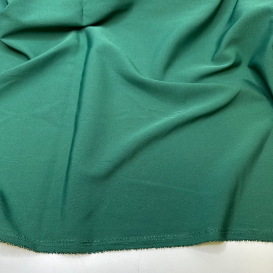 Perfect Holiday Gift - Chiffon Poly Woven - Green - 2.15M Bundle - True Deadstock fabric Fabric by private - Sustainable Textile | FABCYCLE