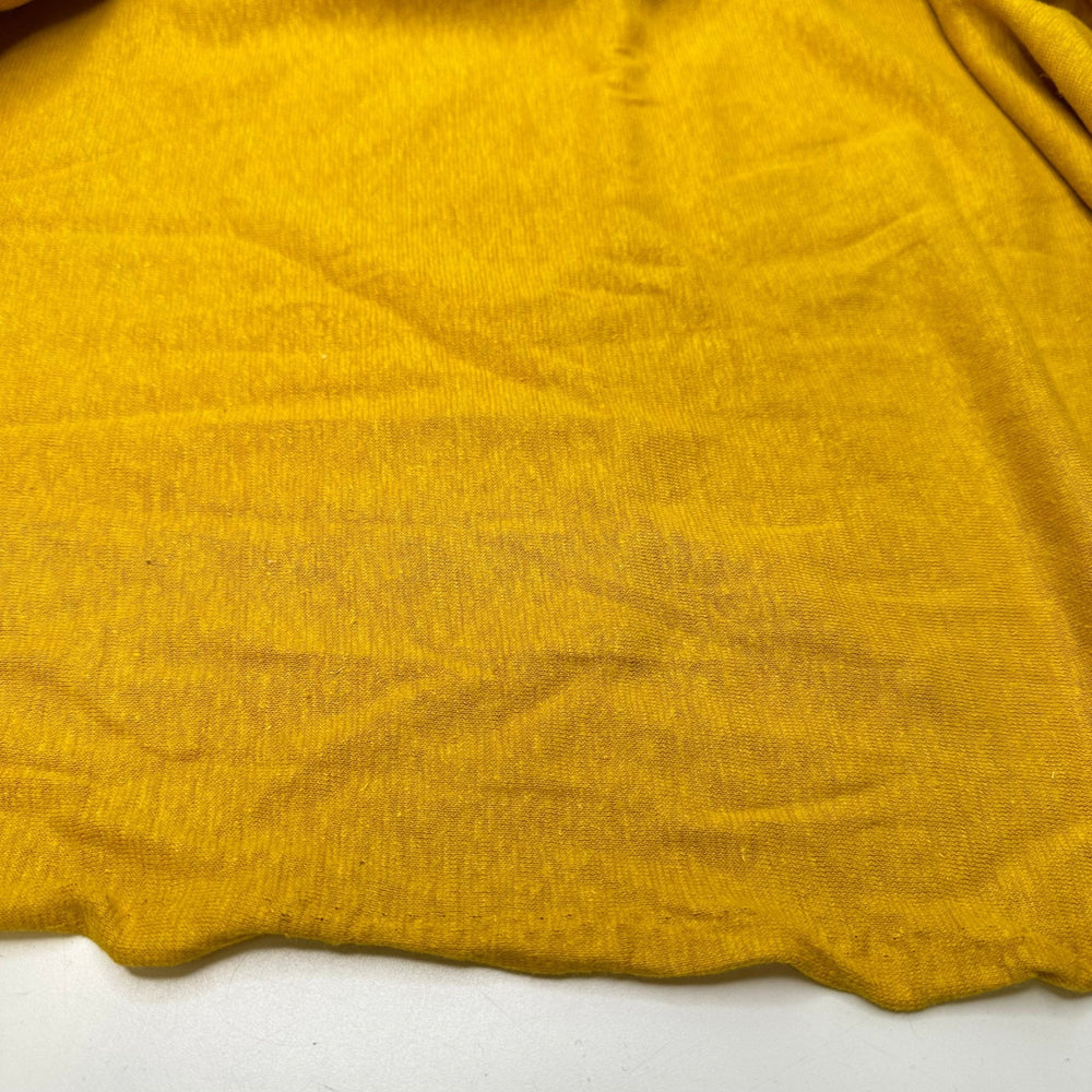 Perfect Mustard Glaze - Jersey Linen Blend Knit - Yellow - 2M Bundle - True Deadstock fabric Fabric by private - Sustainable Textile | FABCYCLE
