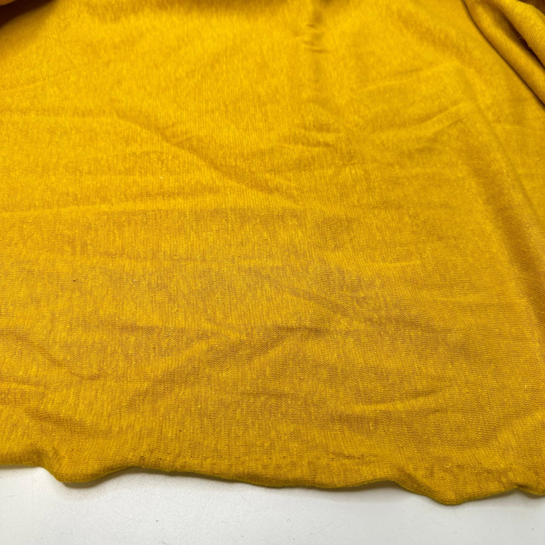 Perfect Mustard Glaze - Jersey Linen Blend Knit - Yellow - 2M Bundle - True Deadstock fabric Fabric by private - Sustainable Textile | FABCYCLE
