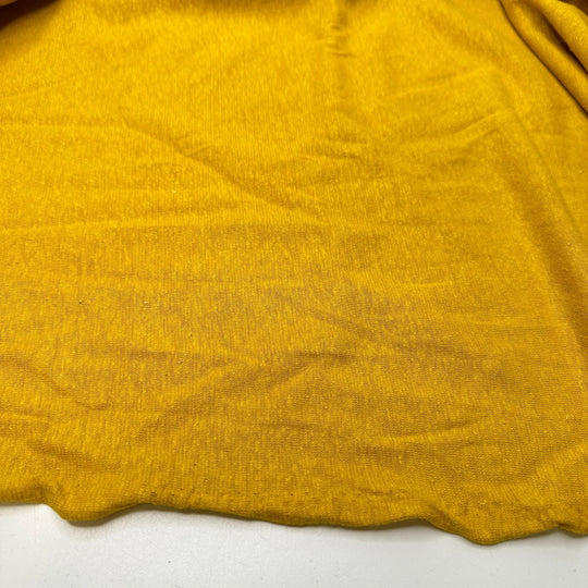 Perfect Mustard Glaze - Jersey Linen Blend Knit - Yellow - 2M Bundle - True Deadstock fabric Fabric by private - Sustainable Textile | FABCYCLE