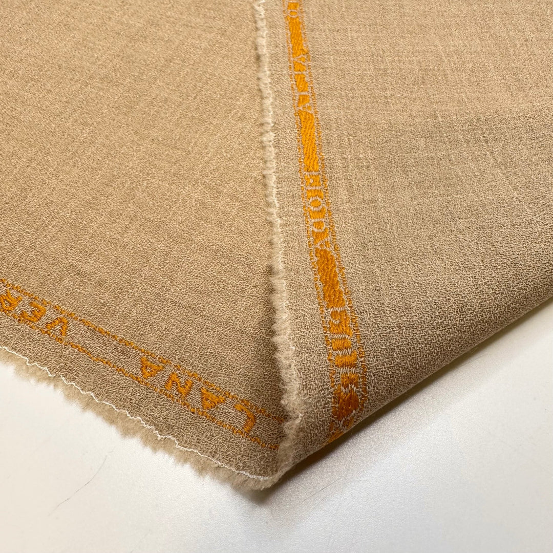 Perfect Neutral - Crepe Wool Woven - Light Beige - 1.25M Bundle - True Deadstock fabric Fabric by private - Sustainable Textile | FABCYCLE