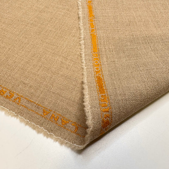 Perfect Neutral - Crepe Wool Woven - Light Beige - 1.25M Bundle - True Deadstock fabric Fabric by private - Sustainable Textile | FABCYCLE