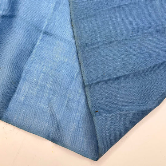 Perfect Picnic Weather - Wool Woven - Light Blue - 3M Bundle - True Deadstock fabric Fabric by private - Sustainable Textile | FABCYCLE
