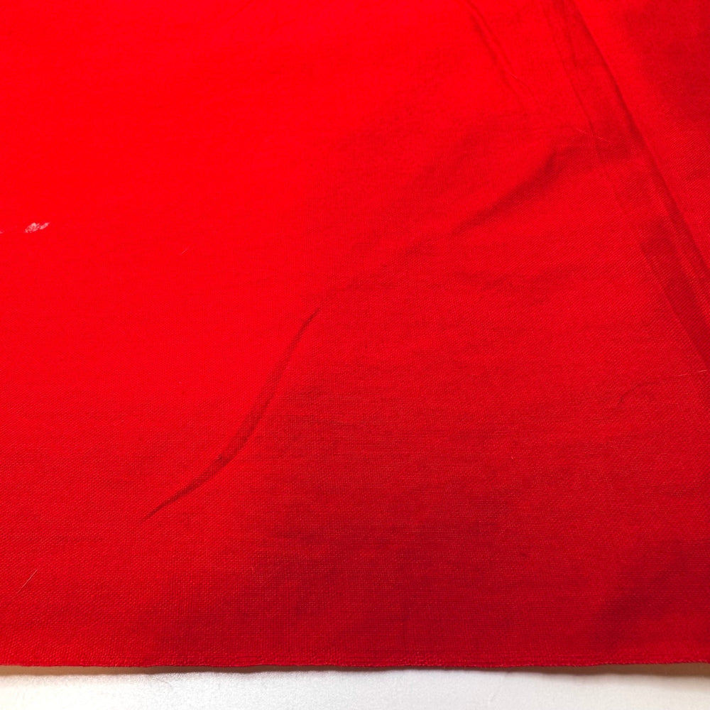 Perfect Red Apple - Cotton Woven - Red - 1.9M Bundle - True Deadstock fabric Fabric by private - Sustainable Textile | FABCYCLE