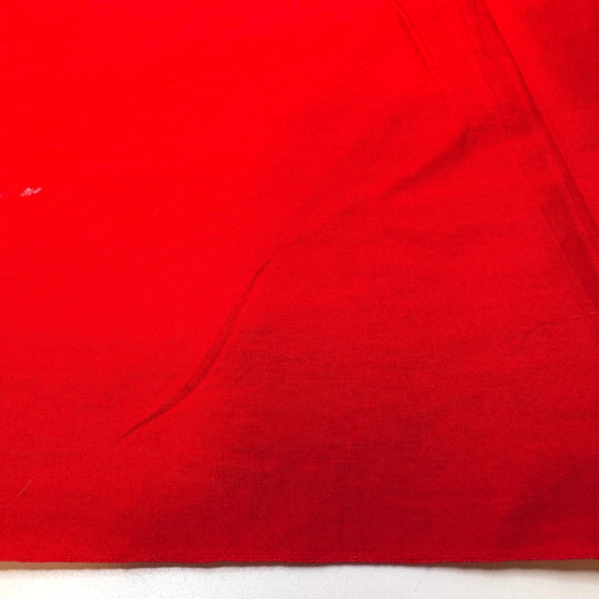 Perfect Red Apple - Cotton Woven - Red - 1.9M Bundle - True Deadstock fabric Fabric by private - Sustainable Textile | FABCYCLE