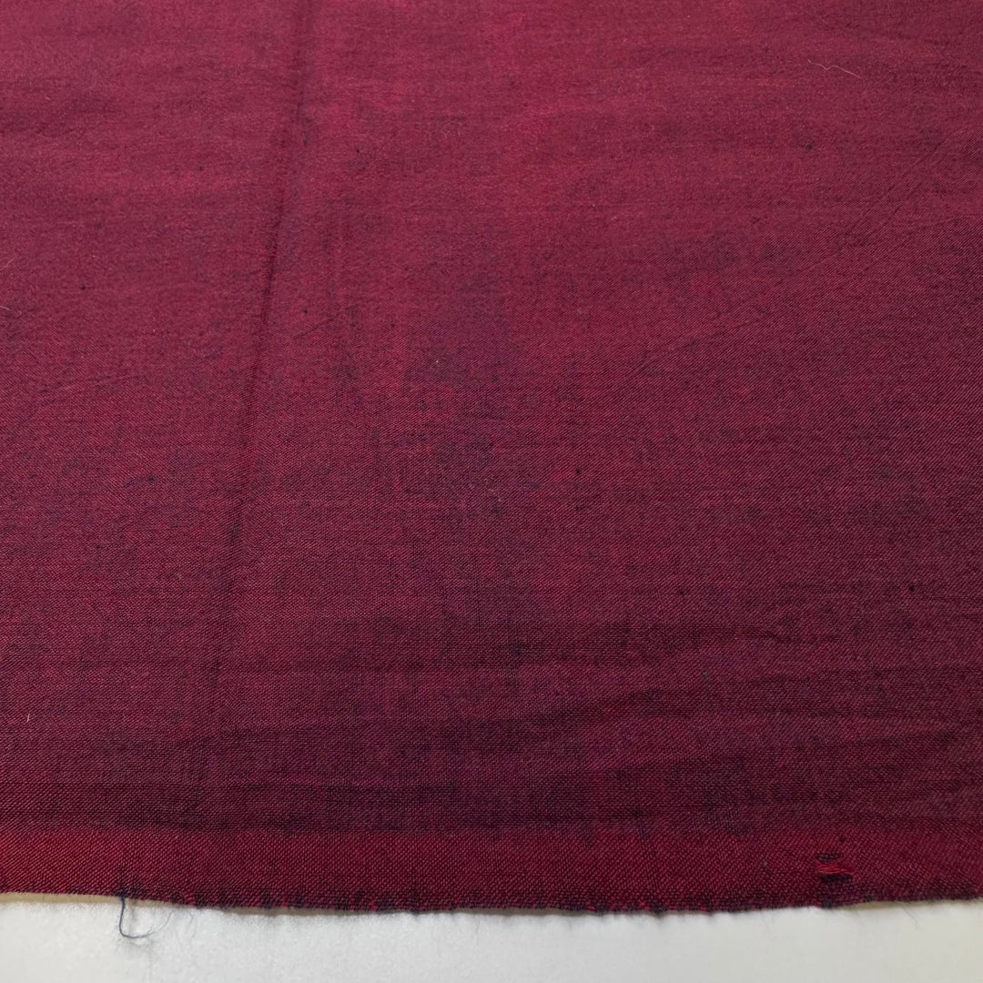 Perfect Red Wine - Cotton Woven - Burgundy - 1.75M Bundle - True Deadstock fabric Fabric by private - Sustainable Textile | FABCYCLE