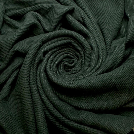 Perfect Seams - Poly/Cotton Knit - Dark Green - 1.3M Bundle - True Deadstock fabric Fabric by private - Sustainable Textile | FABCYCLE