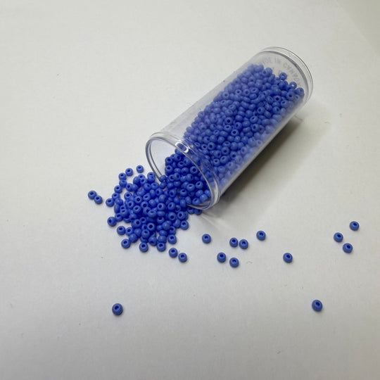 Periwinkle Seed Beads Beads - Periwinkle - 250 Pack - True Deadstock supplies Fabric by private - Sustainable Textile | FABCYCLE