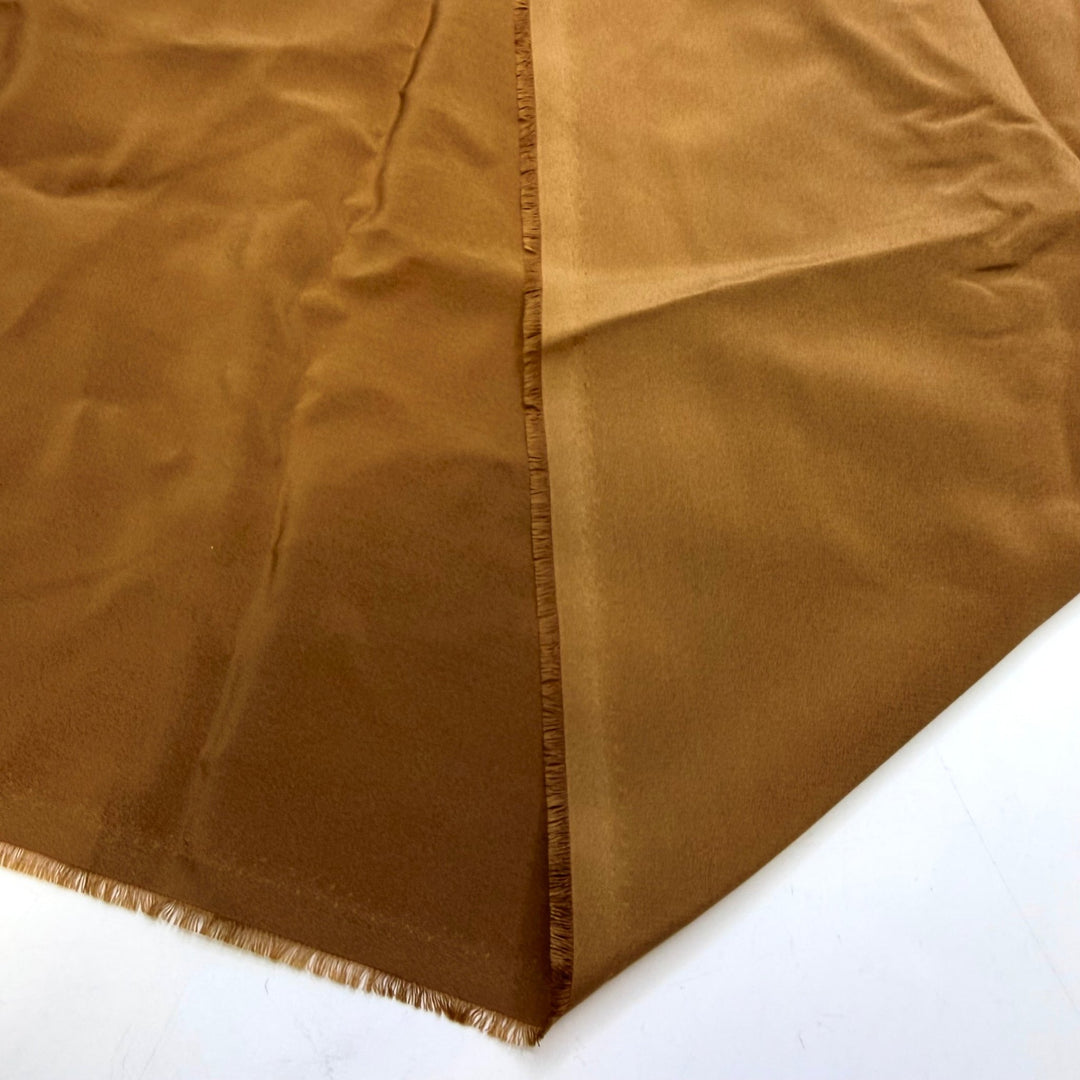 Perms Are Back In Style - Polyester Blend Woven - Beige - 1.1M Bundle - True Deadstock fabric Fabric by private - Sustainable Textile | FABCYCLE