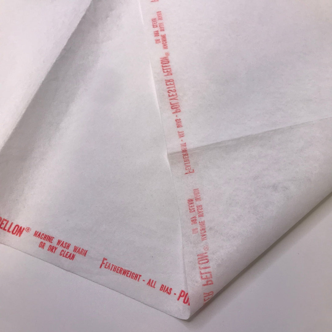 Personal Digital Assistant - Interfacing Poly Woven - White - 4M Bundle - True Deadstock fabric Fabric by private - Sustainable Textile | FABCYCLE