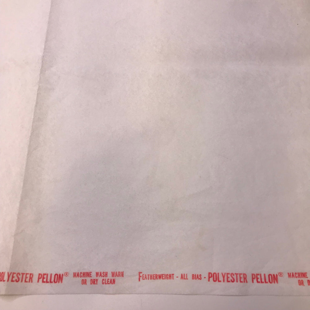 Personal Digital Assistant - Interfacing Poly Woven - White - 4M Bundle - True Deadstock fabric Fabric by private - Sustainable Textile | FABCYCLE