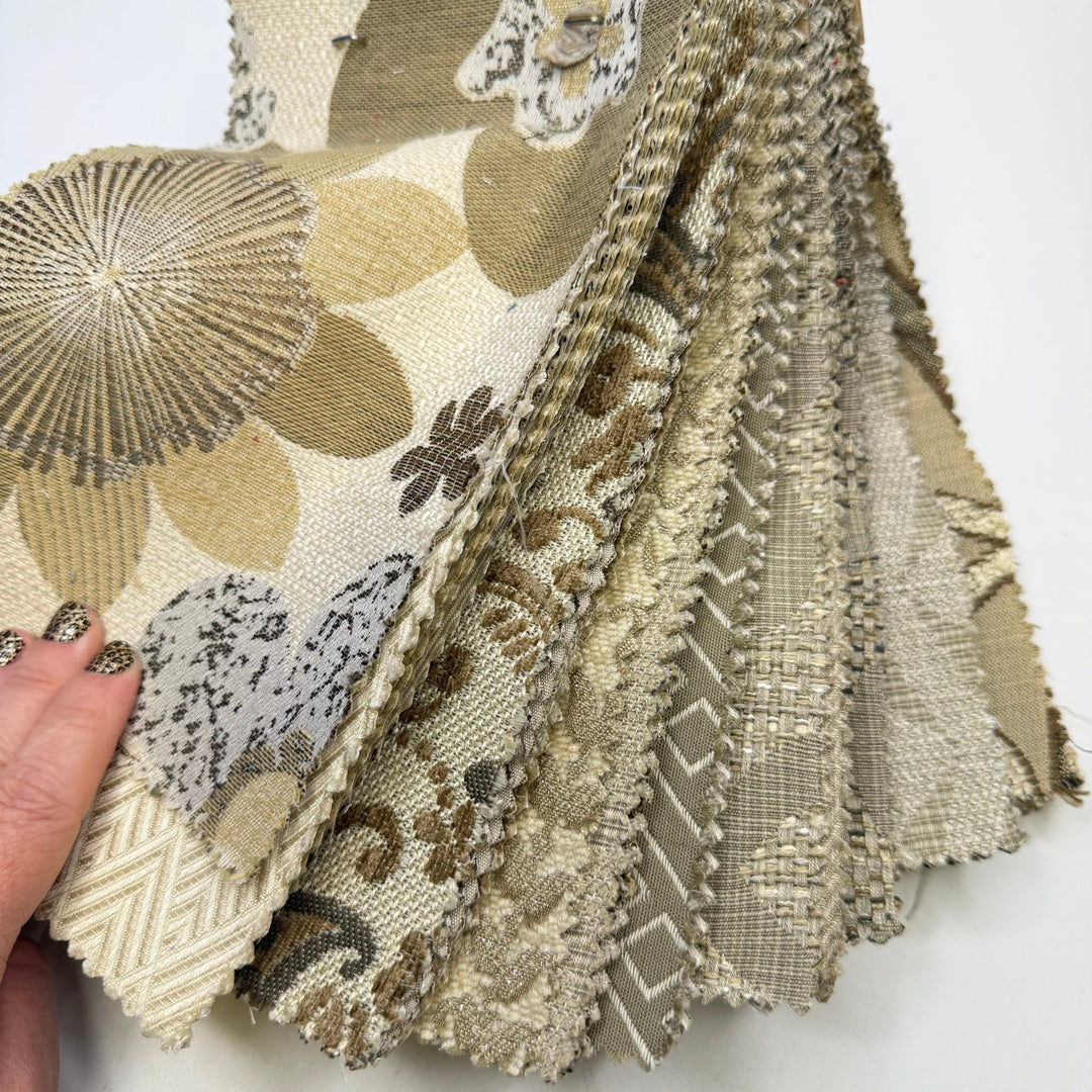 Petit Croissant - Home Décor Sample Books - Medium Square - True Deadstock fabric Fabric by private - Sustainable Textile | FABCYCLE