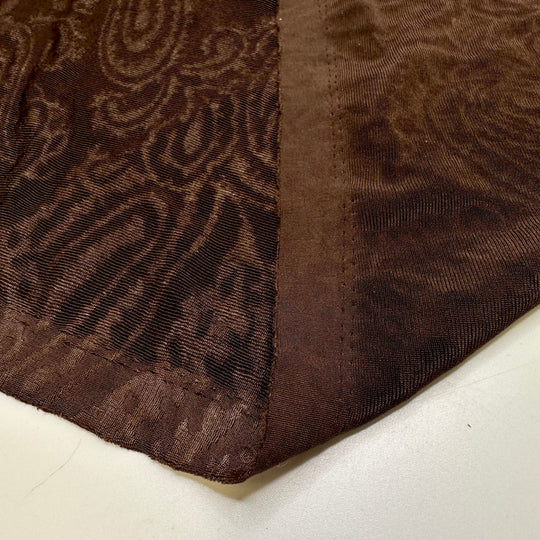 Petrified Wood - Polyester Blend Knit - Brown Paisley - 1.15M Bundle - True Deadstock fabric Fabric by private - Sustainable Textile | FABCYCLE