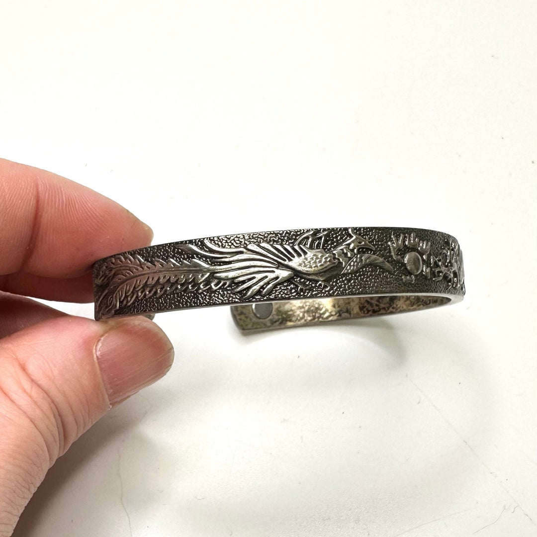 Phoenix Dragon Bracelet Costume Jewelry - Silver - Individual - True Deadstock supplies Fabric by private - Sustainable Textile | FABCYCLE