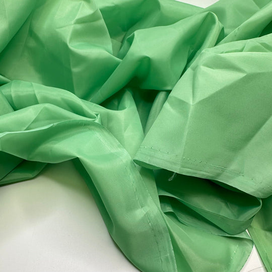 Picking Apples For The Pie - Poly Woven - Light Green - 2.6M Bundle - True Deadstock fabric Fabric by private - Sustainable Textile | FABCYCLE