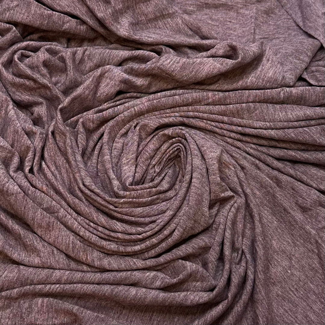Picking Blackberries - Jersey Tencel/Wool Knit - Dark Grey/Pink - Bundles - True Deadstock fabric Fabric by private - Sustainable Textile | FABCYCLE