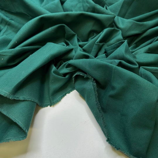 Picking Out A Christmas Tree - Cotton Woven - Green - Bundles - True Deadstock fabric Fabric by private - Sustainable Textile | FABCYCLE