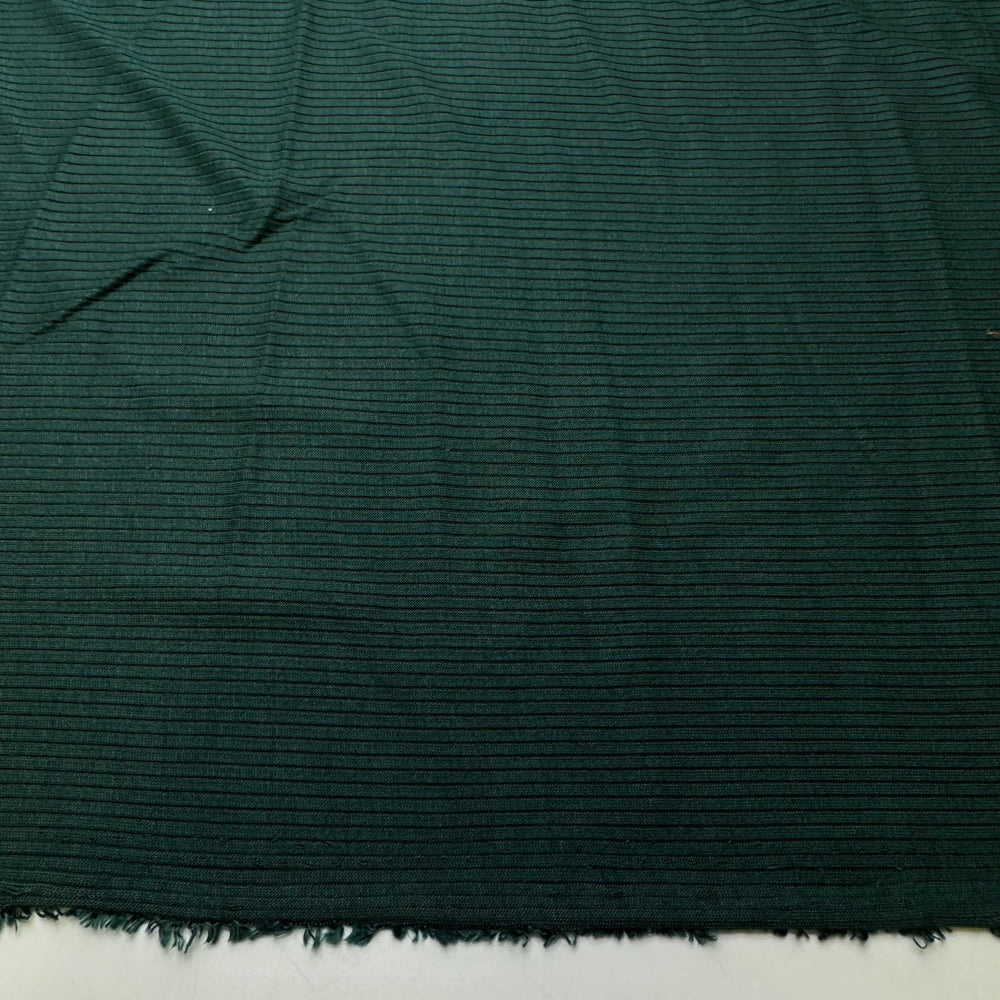 Picnic In The Woods - Rib Knit Tencel/Spandex Knit - Dark Green - 2.85M Bundle - True Deadstock fabric Fabric by private - Sustainable Textile | FABCYCLE