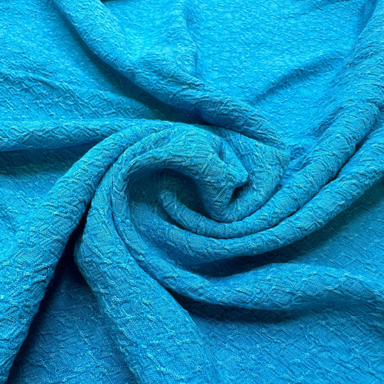 Pie Chart - Cotton Blend Woven - Light Blue - 1.9M Bundle - True Deadstock fabric Fabric by private - Sustainable Textile | FABCYCLE