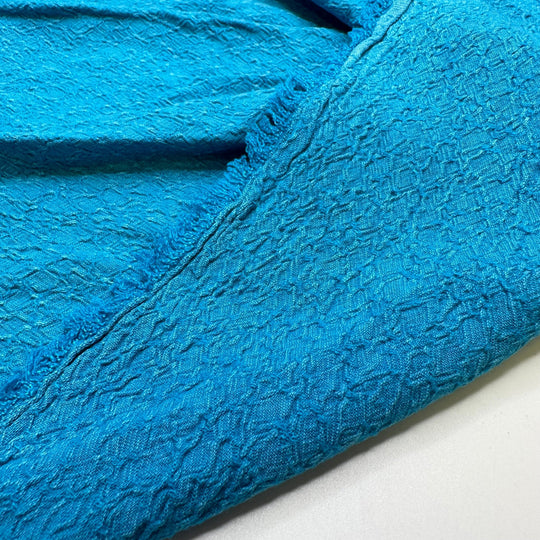 Pie Chart - Cotton Blend Woven - Light Blue - 1.9M Bundle - True Deadstock fabric Fabric by private - Sustainable Textile | FABCYCLE