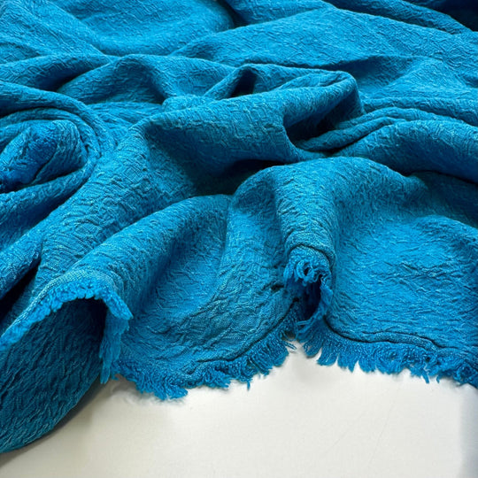 Pie Chart - Cotton Blend Woven - Light Blue - 1.9M Bundle - True Deadstock fabric Fabric by private - Sustainable Textile | FABCYCLE