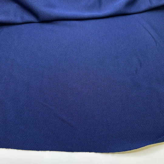 Pie Eating Contestants - Sport Mesh Polyester Blend Knit - Navy - 2M Bundle - True Deadstock fabric Fabric by private - Sustainable Textile | FABCYCLE