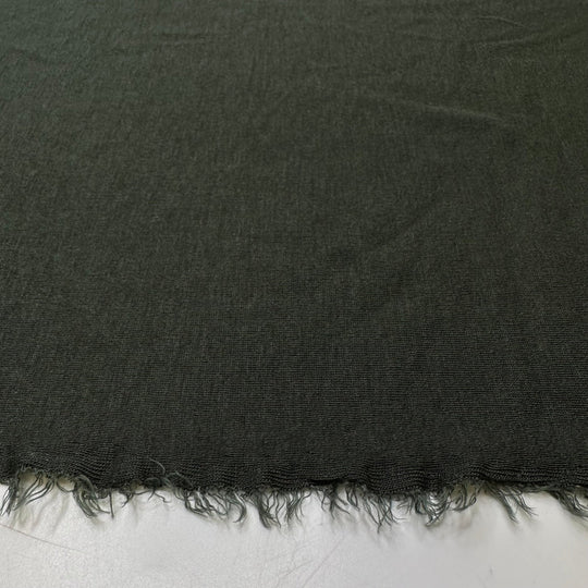 Pine Trees - Jersey Cotton/Bamboo Knit - Dark Green - 1.25M Bundle - True Deadstock fabric Fabric by private - Sustainable Textile | FABCYCLE