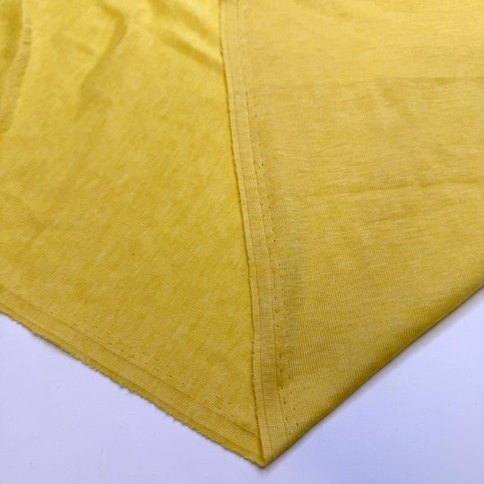 Pineapple Tart - Rib Knit Poly/Cotton Knit - Yellow - 3.7M Bundle - True Deadstock fabric Fabric by private - Sustainable Textile | FABCYCLE