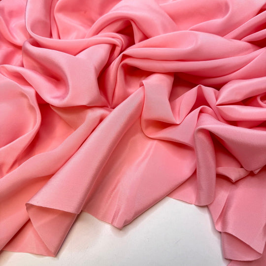 Pink Pearl - Sateen Silk Woven - Light Pink - 2.6M Bundle - True Deadstock fabric Fabric by private - Sustainable Textile | FABCYCLE