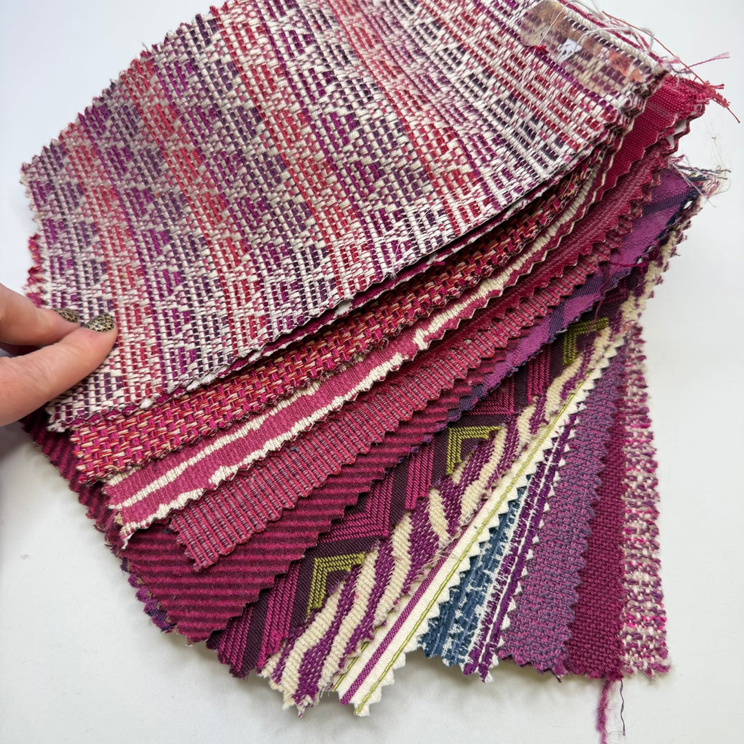 Pink Pony - Home Décor Sample Books - Small Rectangle - True Deadstock fabric Fabric by private - Sustainable Textile | FABCYCLE