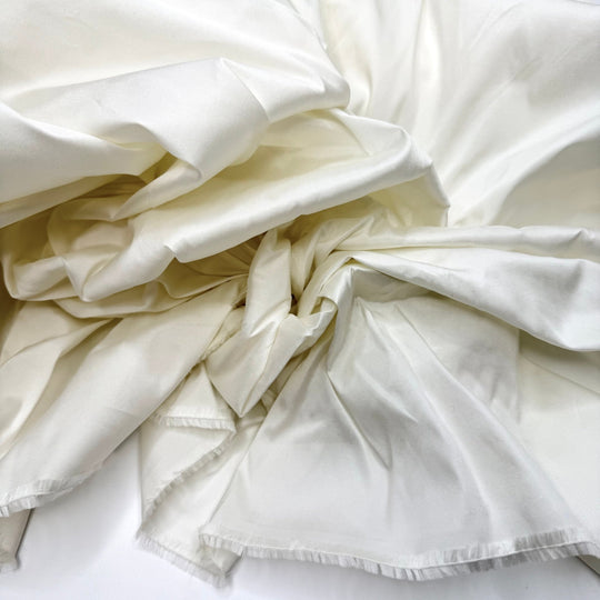 Pinky Up - Taffeta Poly Woven - Light Cream - Bundles - True Deadstock fabric Fabric by private - Sustainable Textile | FABCYCLE