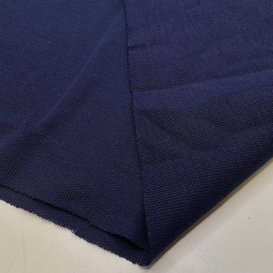 Pirate Captain - Tubular Cotton Blend Knit - Navy - 1.3M Bundle - True Deadstock fabric Fabric by private - Sustainable Textile | FABCYCLE