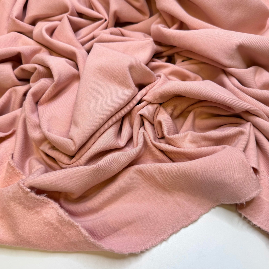 Pirouette - Jersey Fleece Bamboo Blend Knit - Light Pink - Bundles - True Deadstock fabric Fabric by private - Sustainable Textile | FABCYCLE