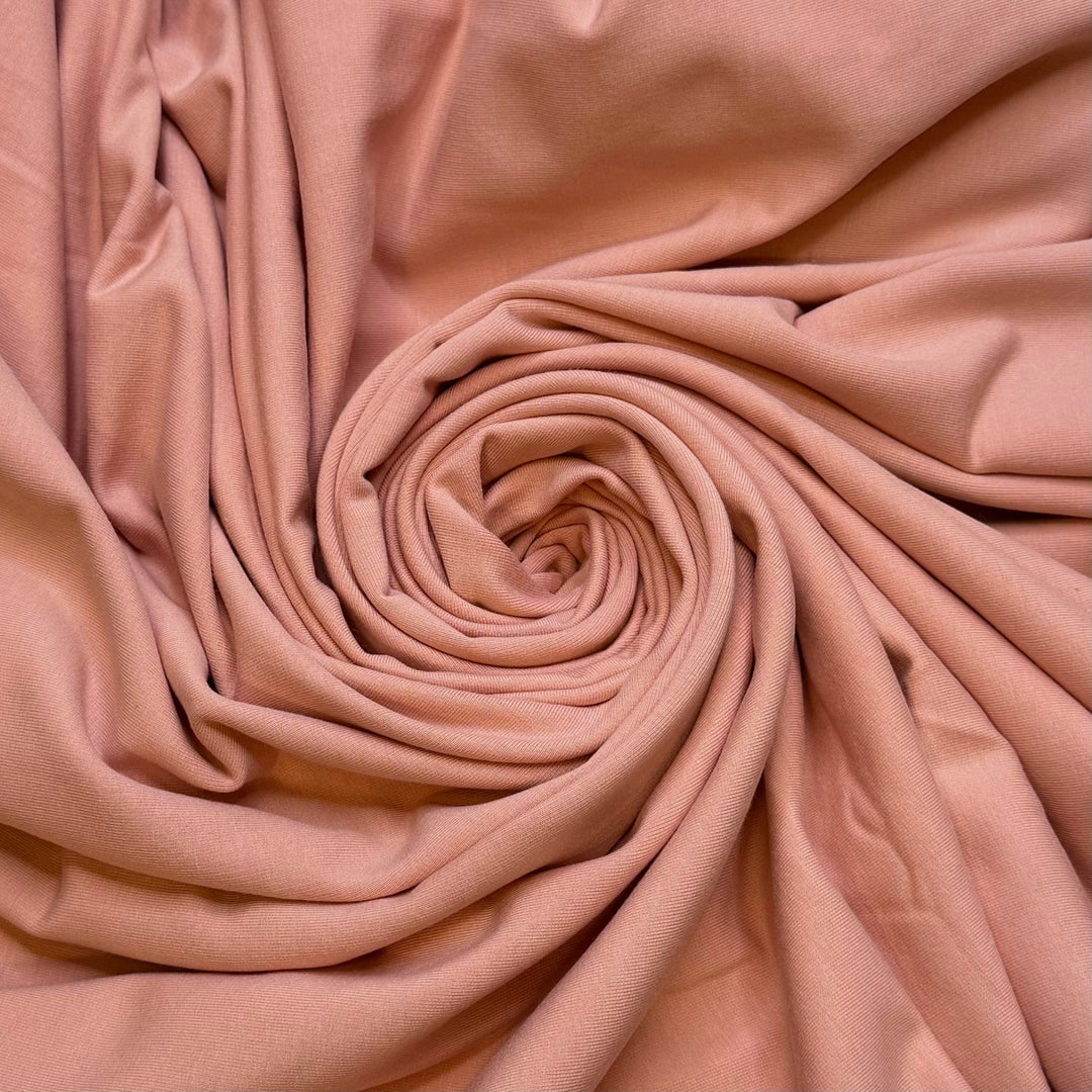 Pirouette - Jersey Fleece Bamboo Blend Knit - Light Pink - Bundles - True Deadstock fabric Fabric by private - Sustainable Textile | FABCYCLE