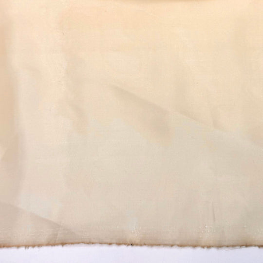Pizza Jokes Are So Cheesy - Organza Polyester Blend Woven - Light Beige - 2.7M Bundle - True Deadstock fabric Fabric by private - Sustainable Textile | FABCYCLE