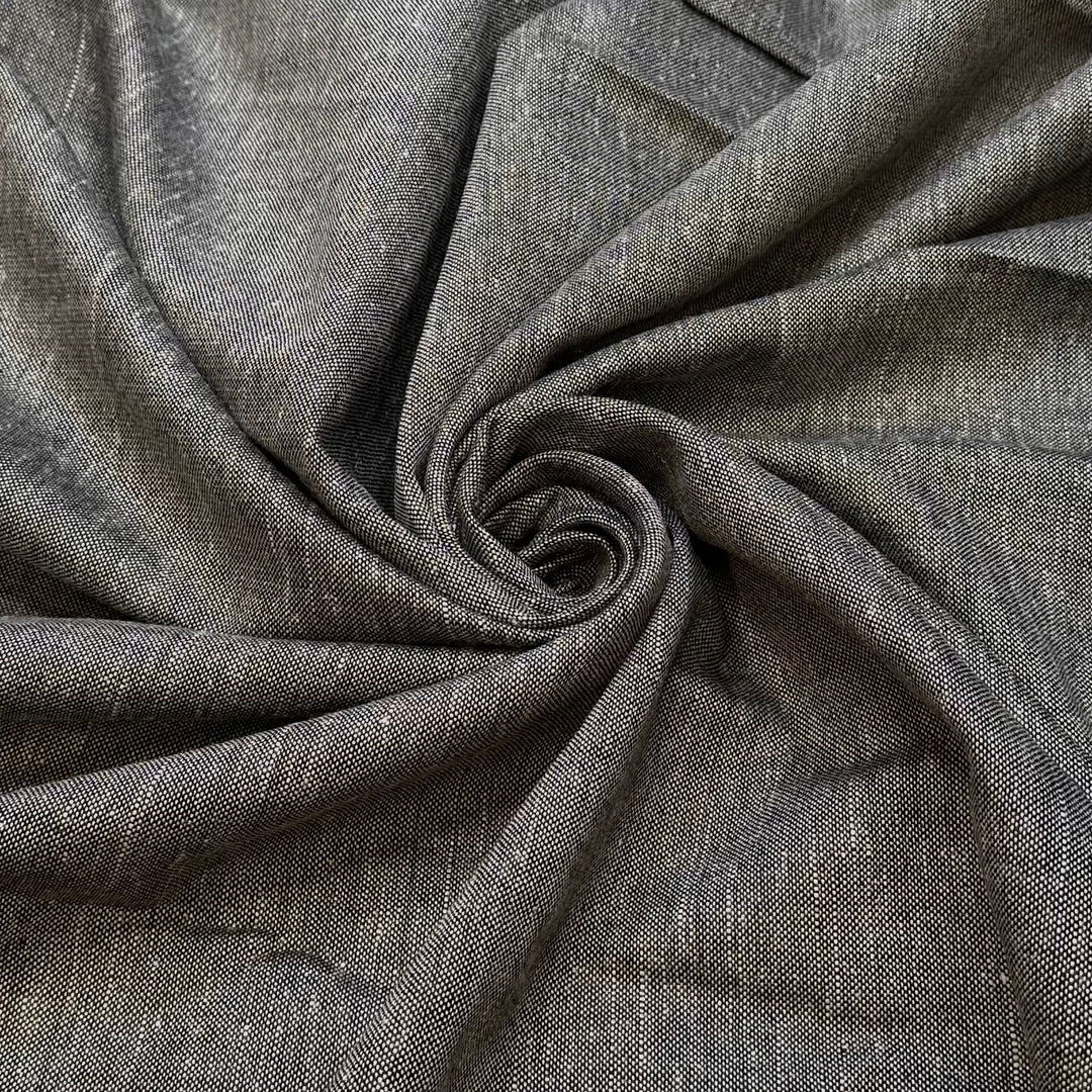 Plant Giveaway - Cotton/Poly Woven - Grey - 2M Bundle - True Deadstock fabric Fabric by private - Sustainable Textile | FABCYCLE
