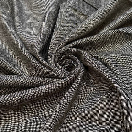 Plant Giveaway - Cotton/Poly Woven - Grey - 2M Bundle - True Deadstock fabric Fabric by private - Sustainable Textile | FABCYCLE