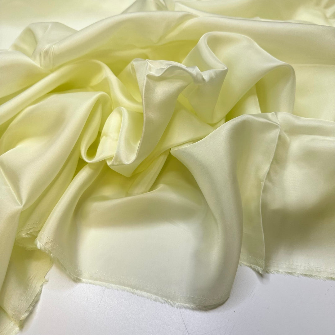 Planting A Pollinator Garden - Cotton Woven - Light Green - 2.5M Bundle - True Deadstock fabric Fabric by private - Sustainable Textile | FABCYCLE