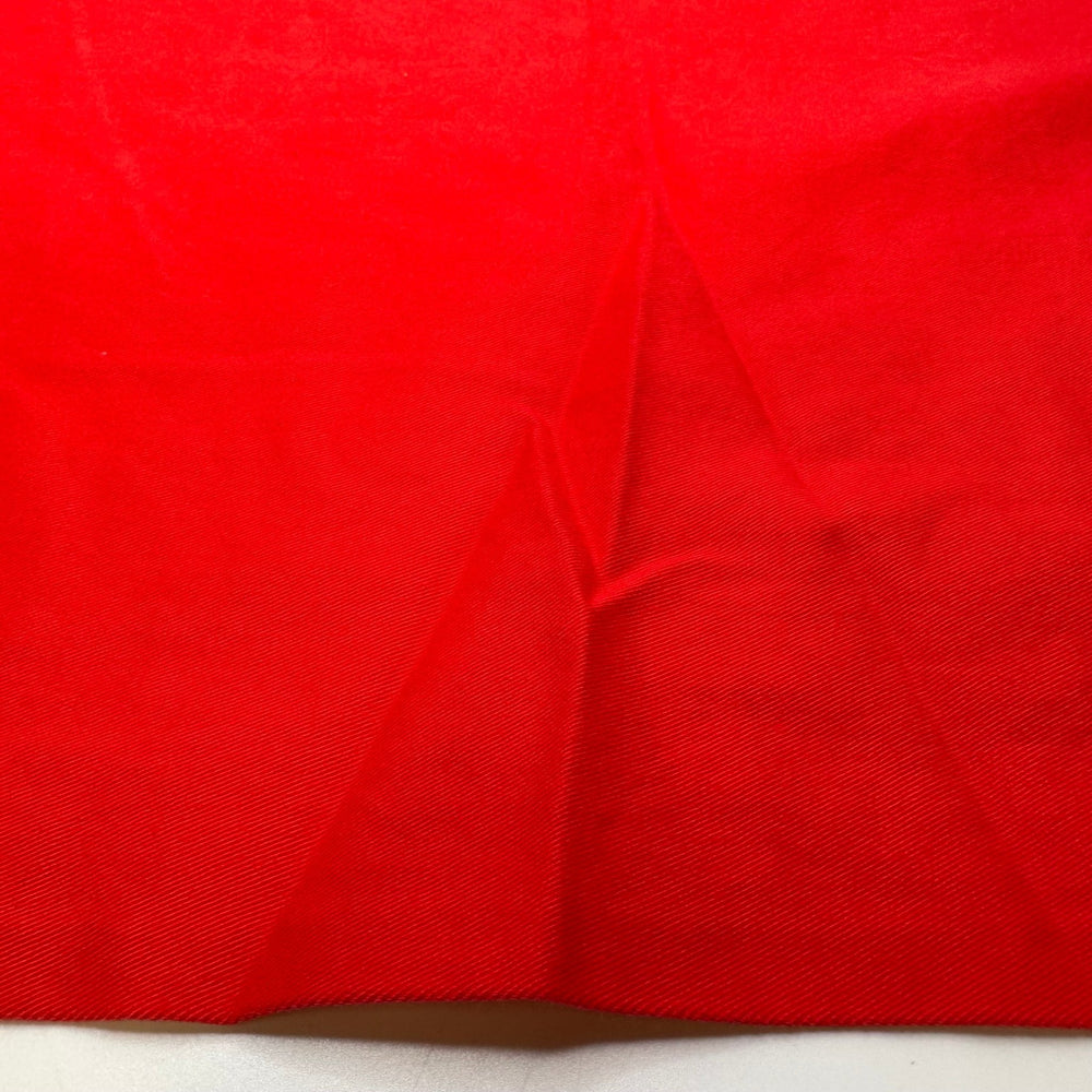 Planting An Apple Tree - Brushed Cotton Woven - Red - 1M Bundle - True Deadstock fabric Fabric by private - Sustainable Textile | FABCYCLE