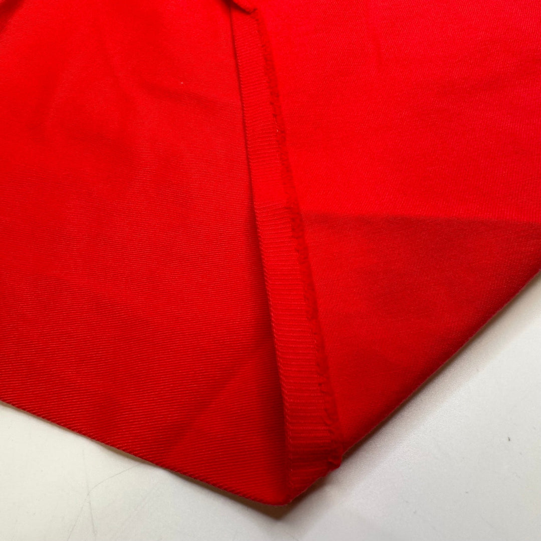 Planting An Apple Tree - Brushed Cotton Woven - Red - 1M Bundle - True Deadstock fabric Fabric by private - Sustainable Textile | FABCYCLE